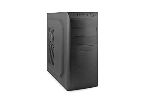 CoolBox F-750 Carcasa de Ordenador Negro - Caja de Ordenador (PC, ATX, Negro, 120 mm, 90,120 mm, 2.5,3.5,5.25")