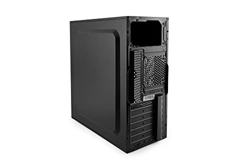 CoolBox F-750 Carcasa de Ordenador Negro - Caja de Ordenador (PC, ATX, Negro, 120 mm, 90,120 mm, 2.5,3.5,5.25")