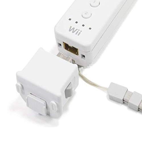 COOLEAD Adaptador Motion Plus para Wii Mando a Distancia Reemplazo Adaptador de Sensor Motion Plus para Wii Remoto Controller (Producto de Terceros) (Blanco)