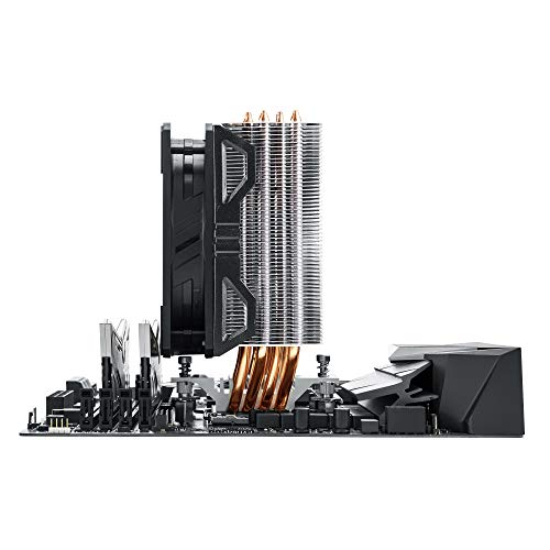 Cooler Master Hyper 212 EVO V2 Disipador de CPU: Mejor Rendimiento, Características Mejoradas: Heat Sink Asimétrico, 4 Heat Pipes Contacto Directo, Ventilador SickleFlow V2 120mm, Socket Universal