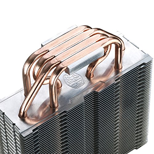 Cooler Master Hyper T4 - Ventiladores de CPU, 4 Heatpipes, 1x Ventilador PWM de 120 mm, 4-Pin Connector, RR-T4-18PK-R1