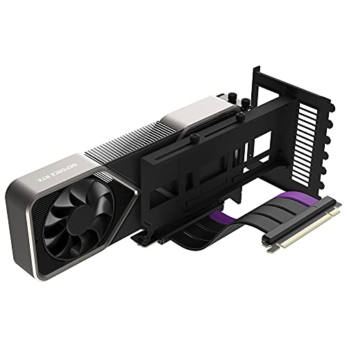 Cooler Master Kit de Soporte de Tarjeta gráfica Vertical Ver.2 Que Incluye Cable Vertical PCIe 4.0 x16-165 mm