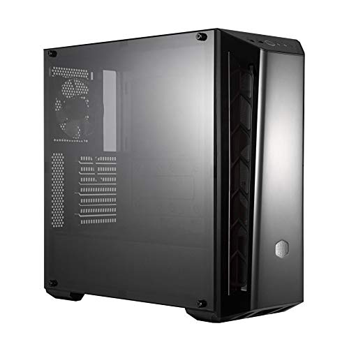 Cooler Master MasterBox MB520 - Caja PC ATX Panel Frontal Tintado, Entradas de Aire, Panel Lateral Transparente, Configuraciones Flujo de Aire Flexible – Ingestas en Negro