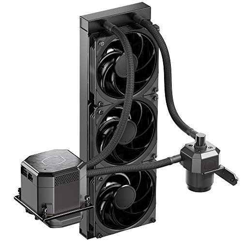 Cooler Master MasterLiquid ML360 SUB-ZERO - Refrigeración Líquida TEC AIO para CPU con Bloque de Agua Tecnología Intel® Cryo Cooling (LGA 1200), Bomba Mejorada, Radiador 360 mm con Ventiladores SF120R