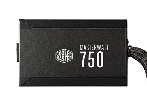Cooler Master MasterWatt 750 EU - Fuentes de alimentación 'Semi-Fanless Modular, 80 Plus Bronze, 750W' MPX-7501-AMAAB-EU