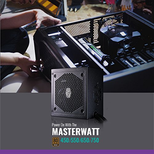 Cooler Master MasterWatt 750 EU - Fuentes de alimentación 'Semi-Fanless Modular, 80 Plus Bronze, 750W' MPX-7501-AMAAB-EU