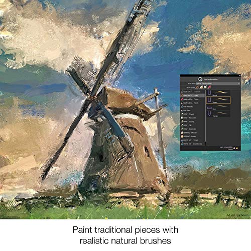 Corel Painter 2021 | Digital Painting Software | Illustration, Concept, Photo, and Fine Art|Standard|PC/Mac|