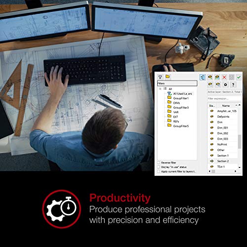 CorelCAD 2021 | CAD Software| 2D Drawing, 3D Design, & 3D Printing [PC/Mac Disc]|2021|1 device|Perpetual|PC/MAC|Disc