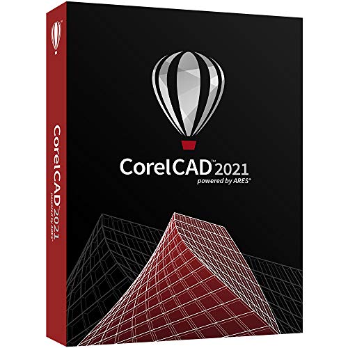 CorelCAD 2021 | CAD Software| 2D Drawing, 3D Design, & 3D Printing [PC/Mac Disc]|2021|1 device|Perpetual|PC/MAC|Disc