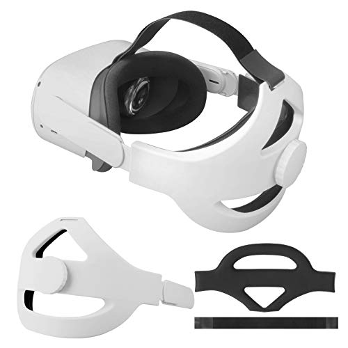 Correa para la Cabeza para Auriculares Oculus Quest 2 Venda Reemplazo de Venda para la Correa Elite para Oculus Quest 2 Reducir la Presión de la Cabeza Toque Cómodo