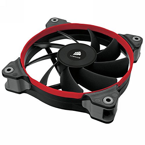 Corsair AF120 Quiet Edition Ventilador de PC (120 mm, Alto Flujo de Aire) Paquete Soltero