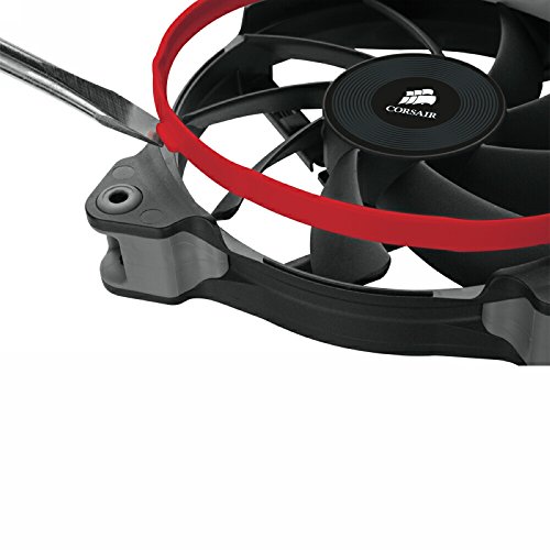 Corsair AF120 Quiet Edition Ventilador de PC (120 mm, Alto Flujo de Aire) Paquete Soltero