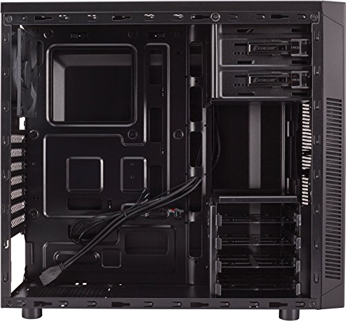 Corsair Carbide 100R - Caja de PC, Mid-Tower ATX, Ventana Lateral, Negro