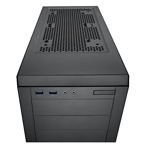 Corsair Carbide 200R - Caja de PC, Mid-Tower ATX, silencioso insonorizado Edition, sin Ventana, Negro