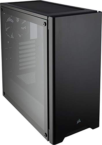 Corsair Carbide 275R - Caja de ordenador semitorre para juegos (Torre Media ATX con ventana de vidrio templado), negro
