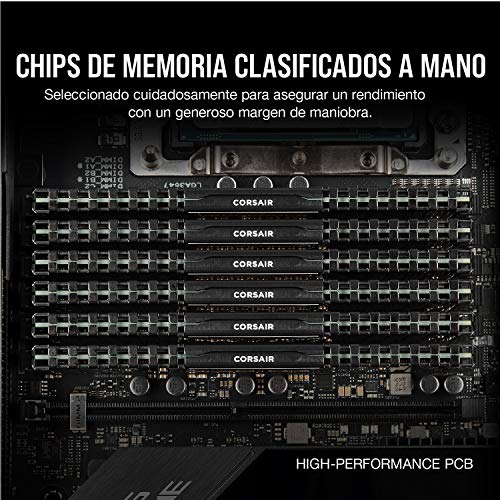 Corsair CMK16GX4M2D3600C18 Vengeance LPX 16 GB (2 x 8 GB) DDR4 3600 MHz C18 Módulo de Memoria de Alto Rendimiento, Negro