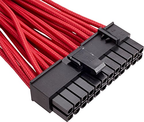 Corsair CP-8920145 Starter-Set - Set de cables (macho/macho, RMi series, RMx series, SF series), Rojo (Red)
