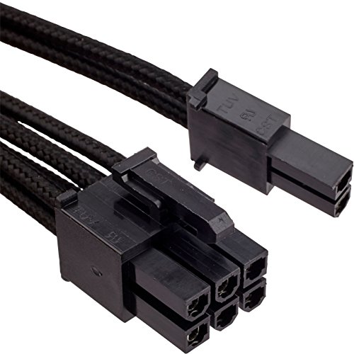 CORSAIR CP-8920202 Interno Negro Cable DE TRANSMISIÓN CORSAIR CP-8920202, Derecho, Derecho, Negro, RMI, RMX, SF