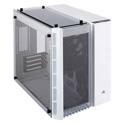 Corsair Crystal Series 280X - Caja de PC, ATX, tres paneles de cristal templado sin iluminación Nessun LED, Blanco