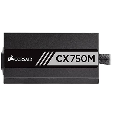 Corsair CX750M - Fuente de Alimentación (Semi Modular, 80 PLUS Bronze, 750 Watt, EU)