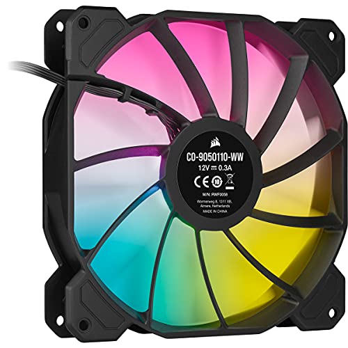 Corsair iCUE SP140 RGB ELITE Ventilador RGB 140mm PWM, Paquete Individual