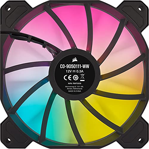 Corsair iCUE SP140 RGB ELITE Ventilador RGB 140mm PWM, Paquete Individual