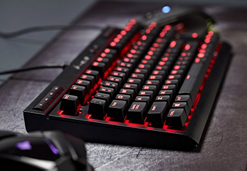 Corsair K63 - Teclado Alámbrico, USB, Interruptor mecánico, QWERTZ, LED, Teclas de Windows,Negro