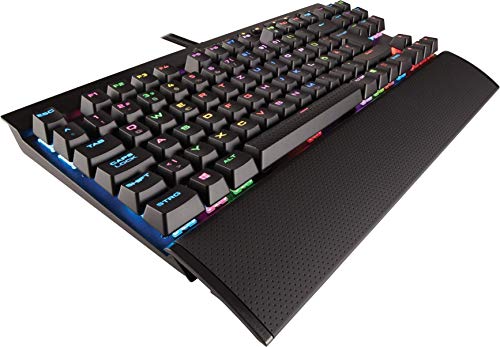 Corsair K65 LUX RGB - Teclado Mini, Alámbrico, Estándar, USB, QWERTZ, Negro