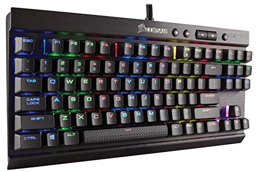 Corsair K65 RGB RAPIDFIRE, Teclado Estándar, Alámbrico, USB, Interruptor mecánico, QWERTZ, Negro