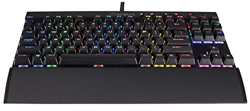 Corsair K65 RGB RAPIDFIRE, Teclado Estándar, Alámbrico, USB, Interruptor mecánico, QWERTZ, Negro