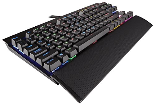 Corsair K65 RGB RAPIDFIRE, Teclado Estándar, Alámbrico, USB, Interruptor mecánico, QWERTZ, Negro