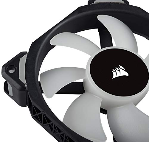 Corsair ML120 Pro - Ventilador de levitación magnética, 120 mm premium, con LED RGB, paquete sencillo (CO-9050075-WW)