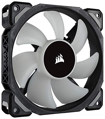 Corsair ML120 Pro - Ventilador de levitación magnética, 120 mm premium, con LED RGB, paquete sencillo (CO-9050075-WW)