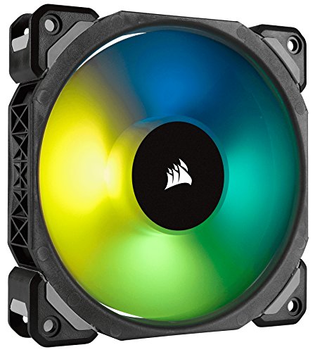 Corsair ML120 Pro - Ventilador de levitación magnética, 120 mm premium, con LED RGB, paquete sencillo (CO-9050075-WW)