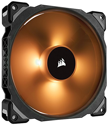 Corsair ML140 Pro - Ventilador de levitación magnética, 140 mm premium, con LED RGB, paquete de 2 ventiladores con Lighting Node PRO (CO-9050078-WW)