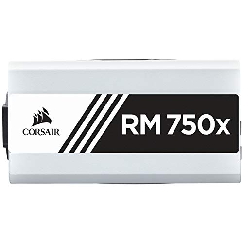 Corsair RM750x unidad de - Fuente de alimentación (750 W, 13,5 cm, 1 Ventilador(es), Superior, Activo, 20+4 pin ATX), Blanco