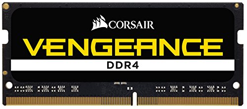 Corsair Vengeance SODIMM 32GB (2x16GB) DDR4 2400MHz CL16 Memoria para Portátiles/Notebooks (Soporte para Procesadores Intel Core™ i5 e i7 de 6ª Generación) Negro