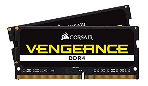 Corsair Vengeance SODIMM 32GB (2x16GB) DDR4 2400MHz CL16 Memoria para Portátiles/Notebooks (Soporte para Procesadores Intel Core™ i5 e i7 de 6ª Generación) Negro