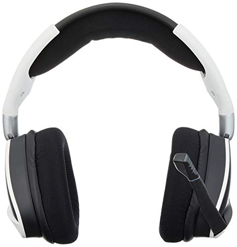 Corsair VOID PRO RGB Wireless Binaural Diadema Blanco auricular con micrófono - Auriculares con micrófono (PC/Juegos, Binaural, Diadema, Blanco, Inalámbrico, USB)