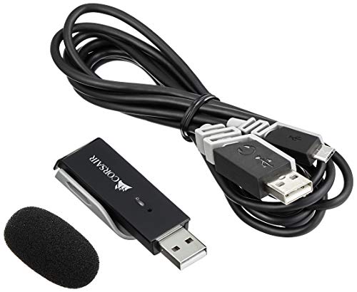 Corsair VOID PRO RGB Wireless Binaural Diadema Blanco auricular con micrófono - Auriculares con micrófono (PC/Juegos, Binaural, Diadema, Blanco, Inalámbrico, USB)