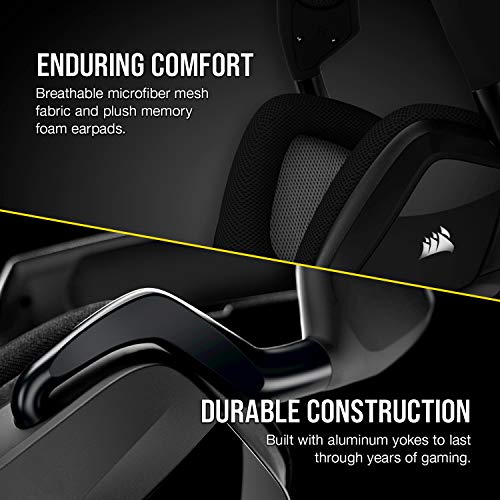 Corsair Void RGB Elite USB Premium Gaming Headset con sonido envolvente 7.1, carbono