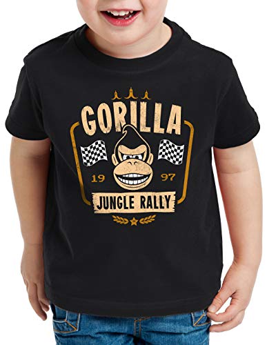 CottonCloud Jungle Rallye Camiseta para Niños T-Shirt Kart n64 Switch, Talla:152