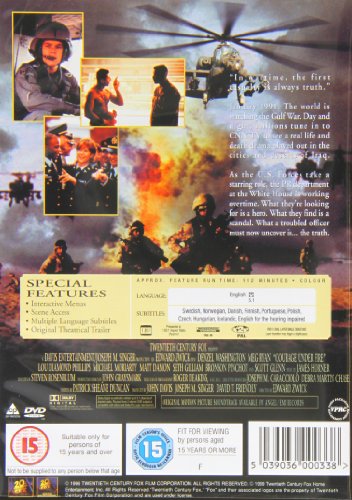 Courage Under Fire [Reino Unido] [DVD]