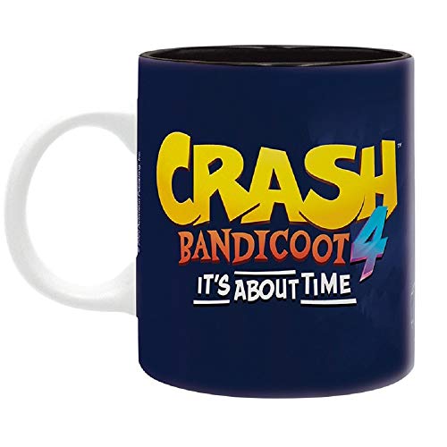 Crash Bandicoot Crash Bandicoot Its About Time - Taza de café (cerámica, en caja de regalo), diseño de Crash Bandicoot Its About Time