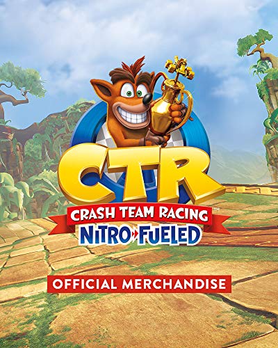 Crash Bandicoot Crash Team Racing, Oficial Mercancía - CTR Cove Camiseta Nitro-aprovisionado de Combustible - XS