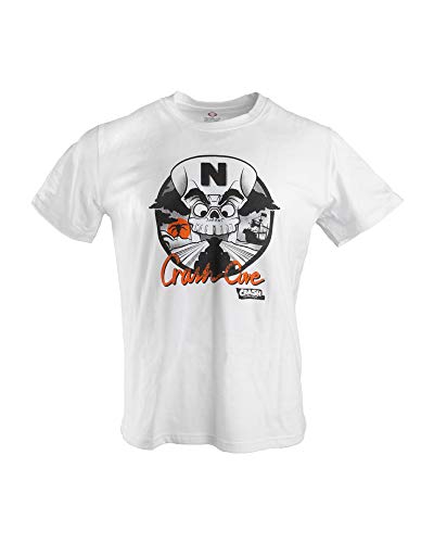 Crash Bandicoot Crash Team Racing, Oficial Mercancía - CTR Cove Camiseta Nitro-aprovisionado de Combustible - XS