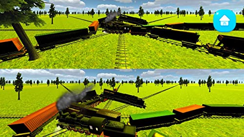 Crash of Trains Railroad Sim