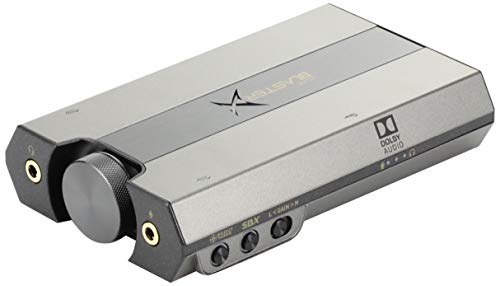 CREATIVE G6 7.1 HD Gaming DAC y Tarjeta de Sonido USB Externa con Amplificador de Auriculares Xamp para PS5, PS4, Xbox One, Nintendo Switch y PC