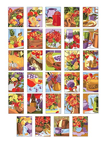 Creative Haven Still Life Color by Number Coloring Book