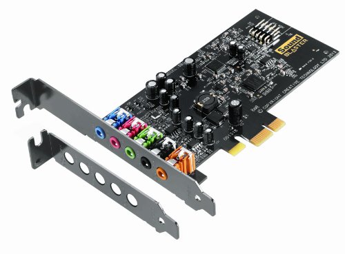 Creative Labs Sound Blaster Audigy Fx 5.1 Interno 5.1 Canales PCI-E x1 - Tarjeta de Sonido (5.1 Canales, 24 bit, 106 dB, PCI-E x1, 3,5 mm, Windows 10,Windows 7,Windows 8,Windows Vista)